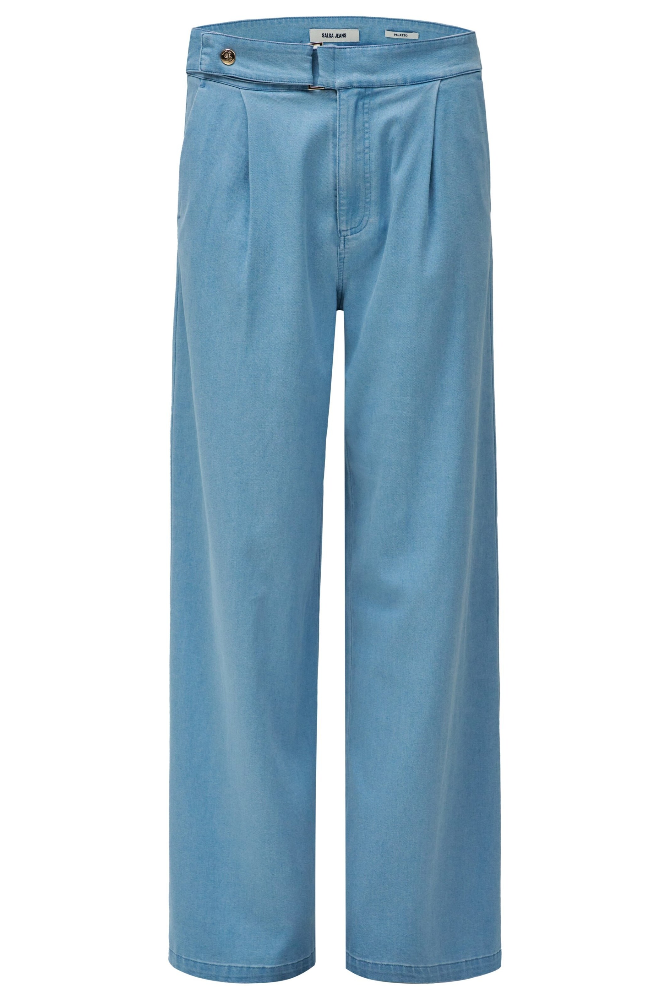 Salsa Jeans Regular Chino in Blauw: voorkant
