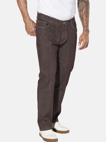 Jan Vanderstorm Loose fit Jeans 'Halgaard' in Brown: front