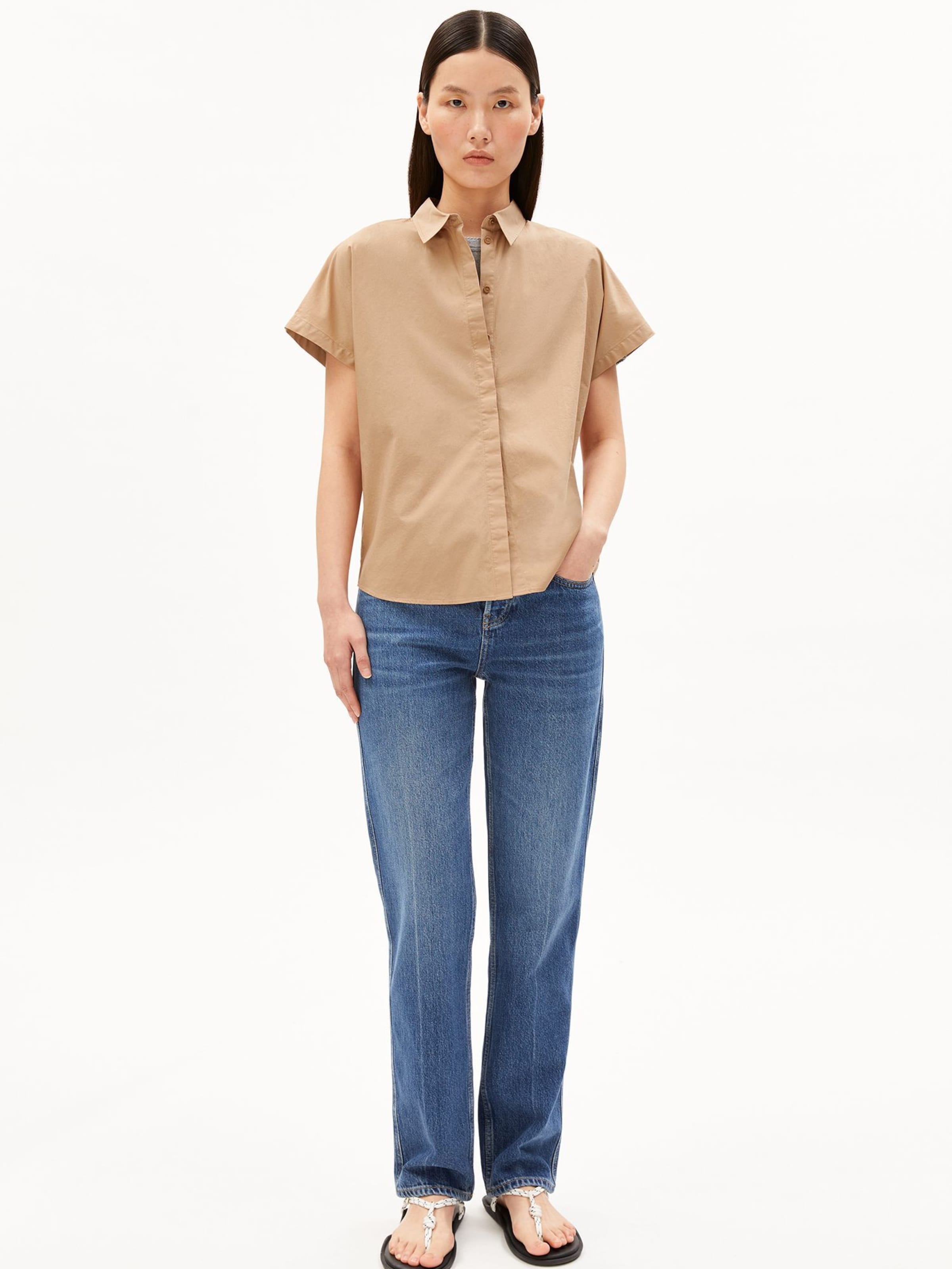 ARMEDANGELS Blouse 'LARISAANA' in Brown