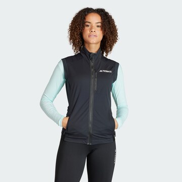 Gilet de sport 'Terrex Xperior' ADIDAS TERREX en noir : devant