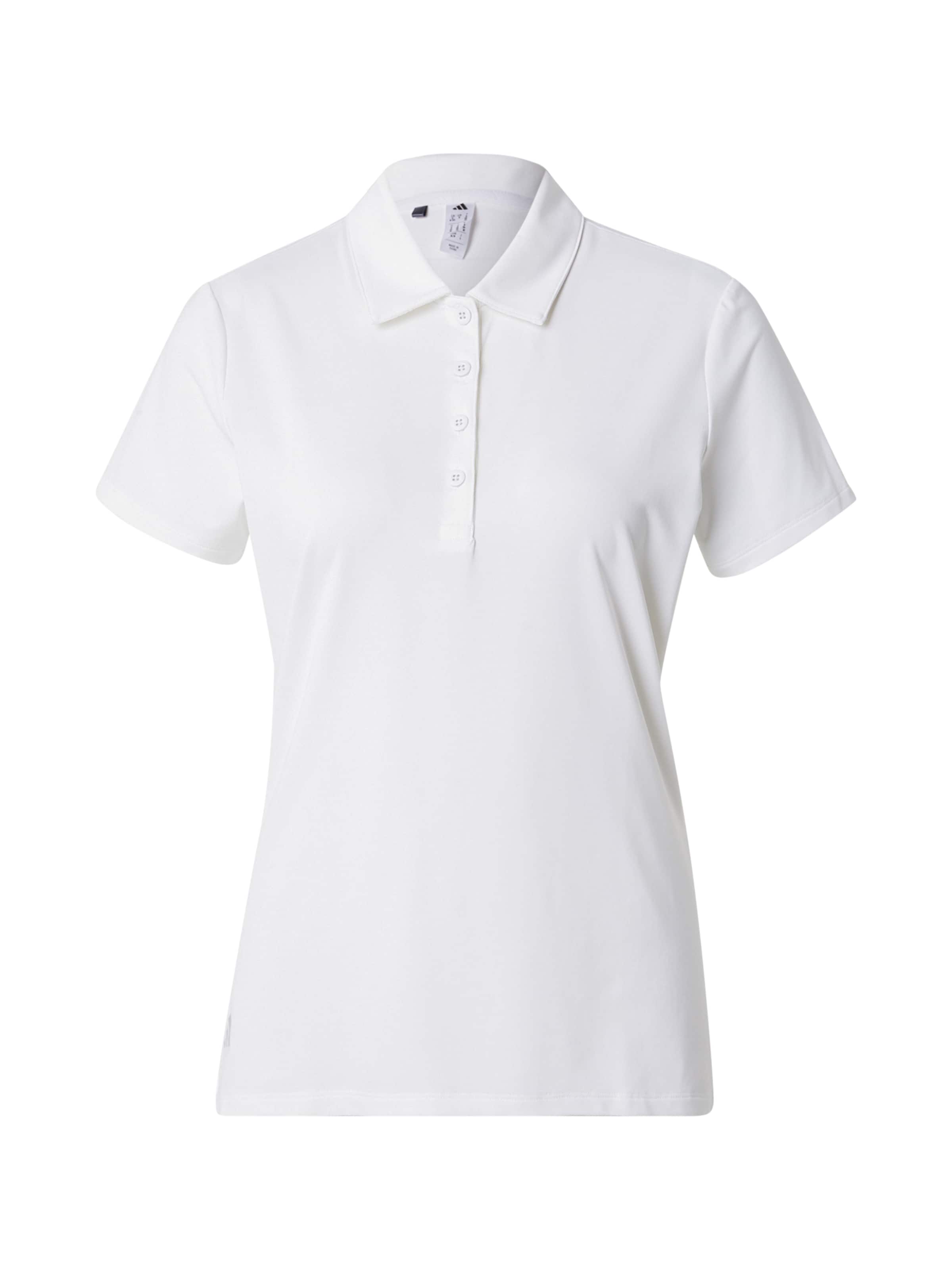 ADIDAS GOLF Performance shirt 'Ultimate365 Solid' in White: front