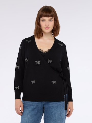 Pullover di Fiorella Rubino in nero: frontale