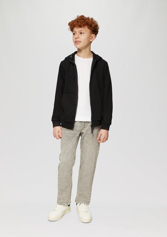 s.Oliver Sweatvest in Zwart: voorkant