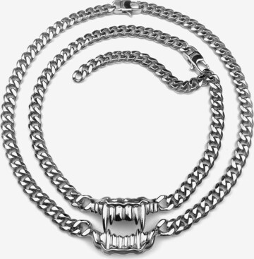 Rare-Romance Necklace 'BITE ME' in Grey: front