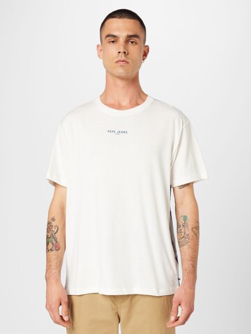 T-Shirt 'RAEVON' Pepe Jeans en blanc : devant