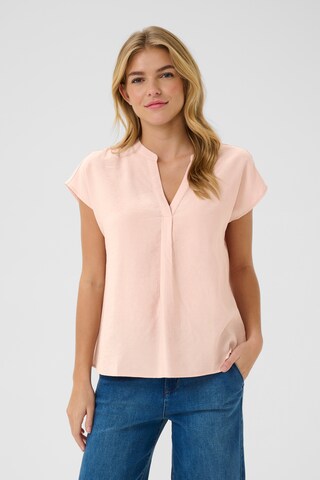 Cream Blus i rosa: framsida