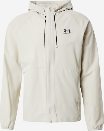 UNDER ARMOUR Спортивная куртка в Зеленый: спереди