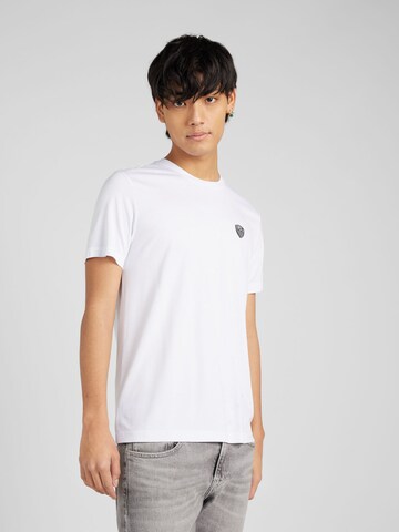 Maglietta di EA7 Emporio Armani in bianco: frontale