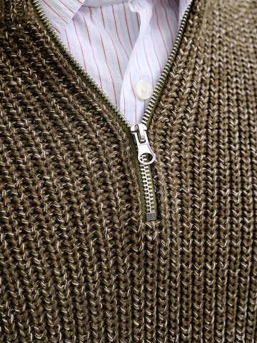 JACK & JONES Sweater in Brown