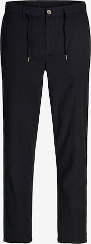 JACK & JONES - regular Pantalón chino 'JPSTOLLIE' en negro: frente