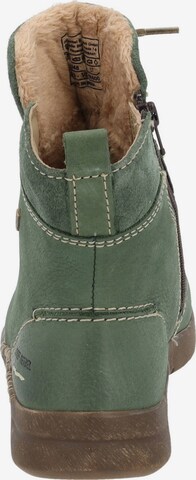 JOSEF SEIBEL Lace-Up Ankle Boots 'Cony' in Green