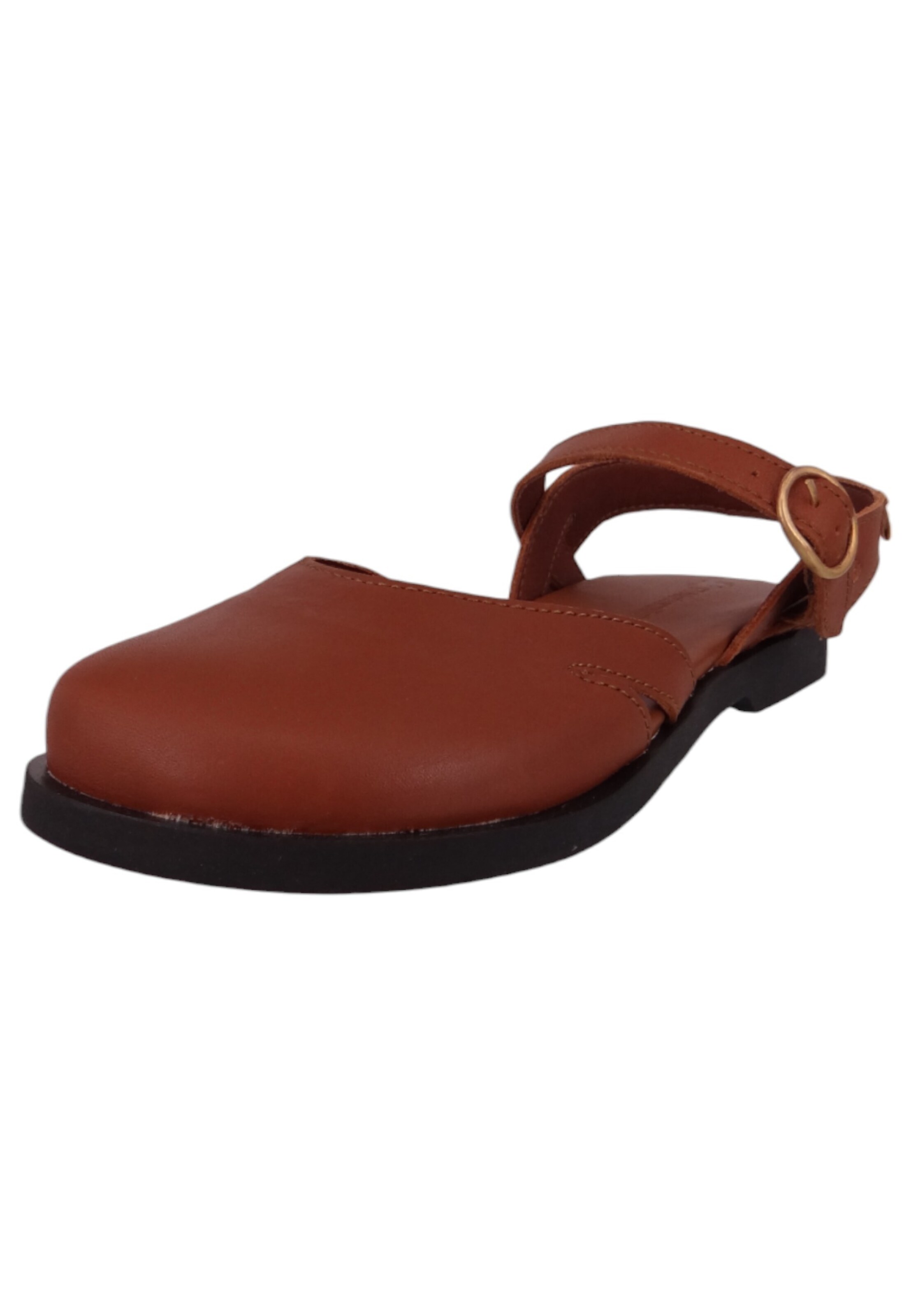 EL NATURALISTA - Sandália 'Arenisca' em castanho: frente