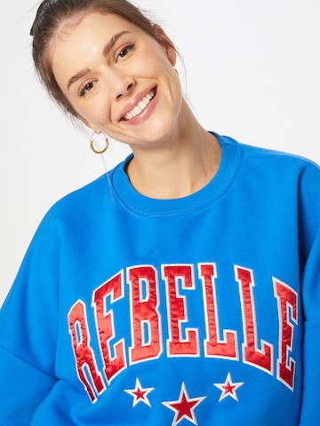 Sweat-shirt Colourful Rebel en bleu