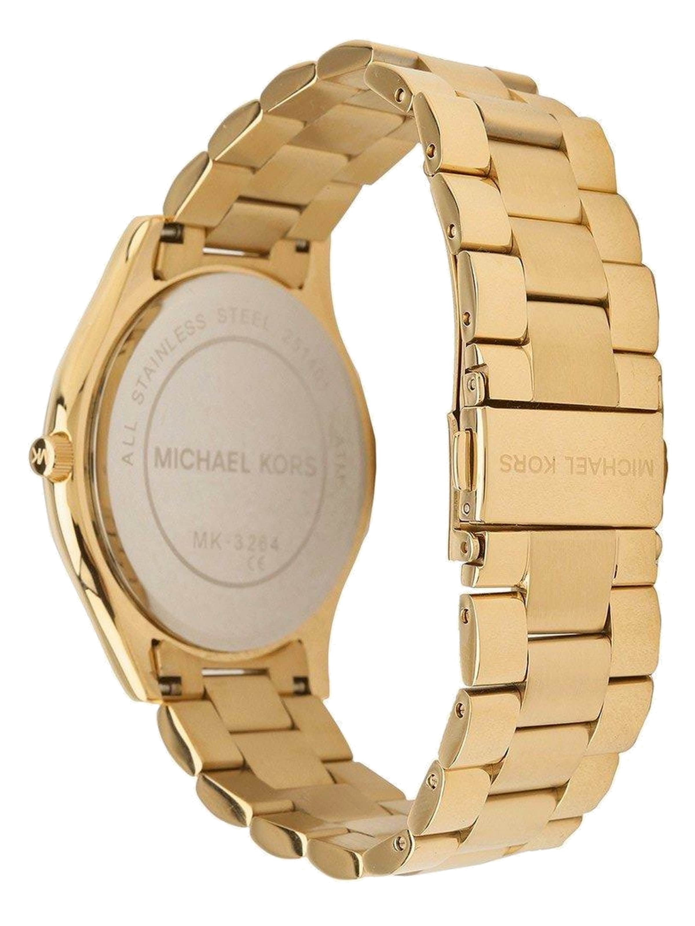 Michael Kors Analog Watch 'Runway' in Gold