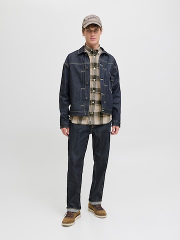 Coupe regular Chemise 'JPRBLUBROOK' JACK & JONES en vert