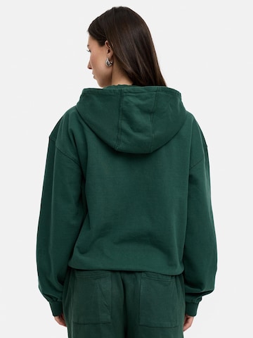 Daily Cotton Sweatjacke 'DCCUENCA'‌‌‌ in Grün