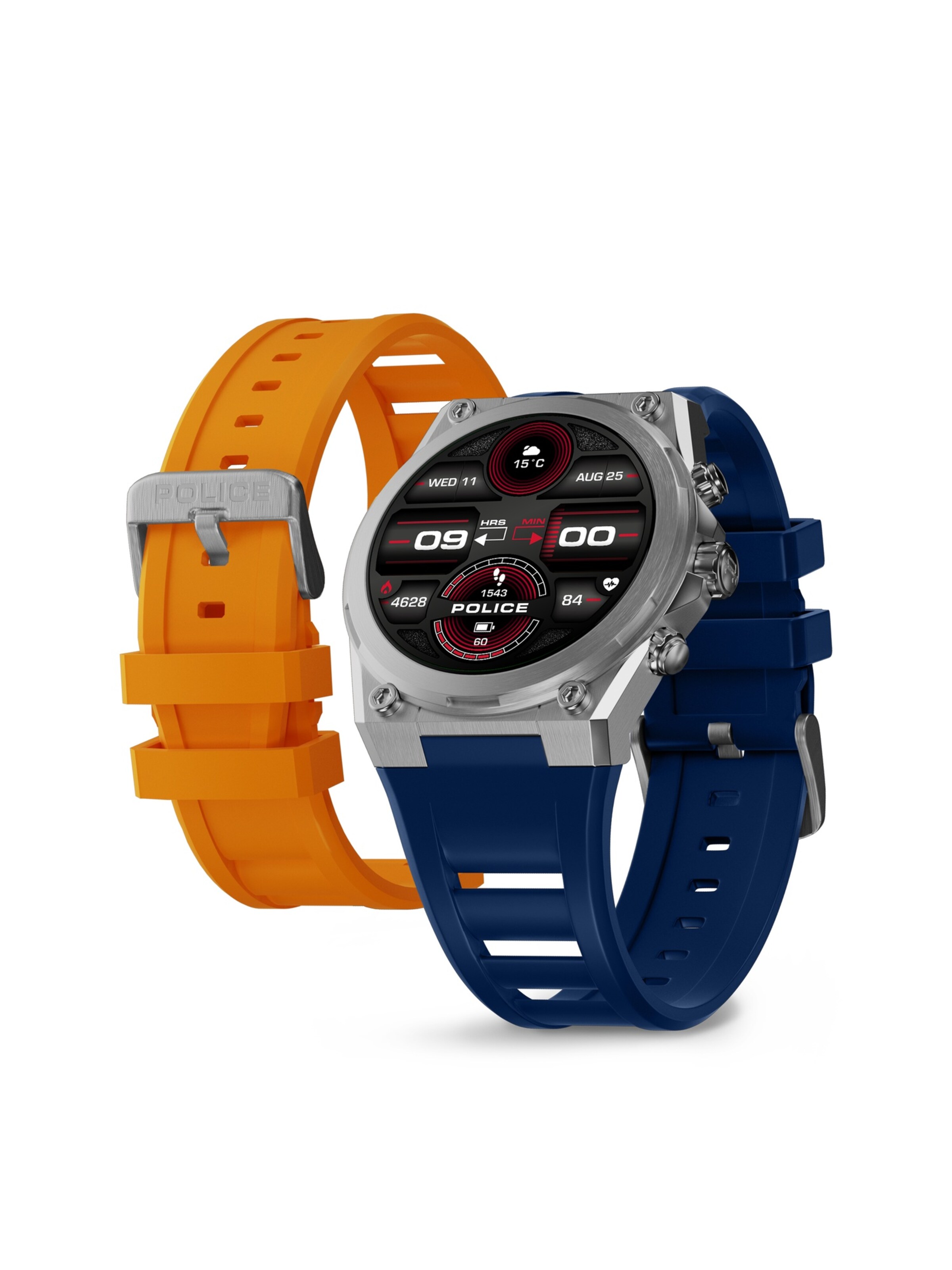 POLICE Digital watch ' My.Avatar 2 ' in Blue