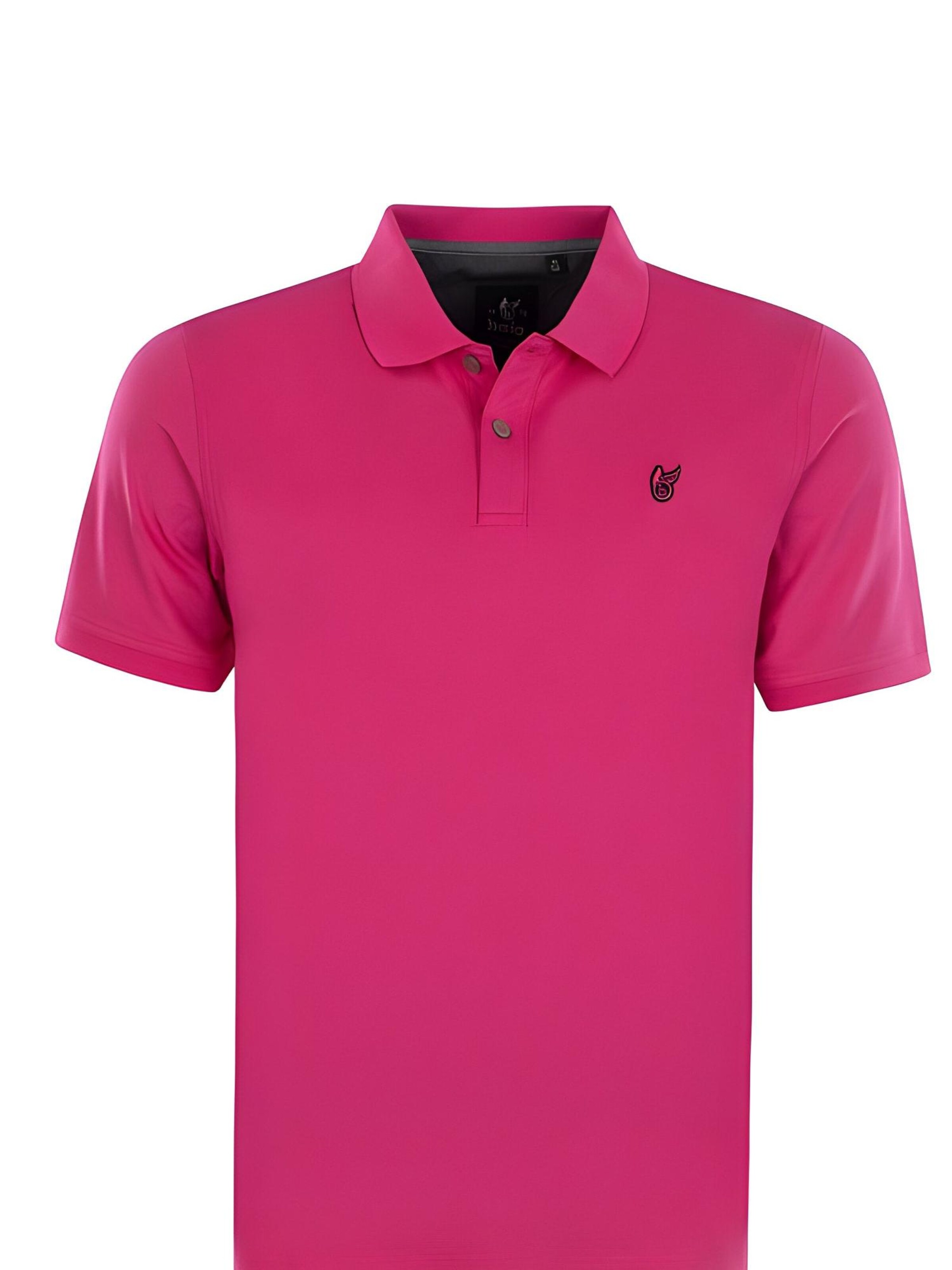 HAJO Shirt 'Basic Piqué-Poloshirt'‌‌‌‌‌‌‌‌ in Pink: Vorderseite