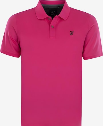 HAJO Shirt 'Basic Piqué-Poloshirt' in Pink: Vorderseite