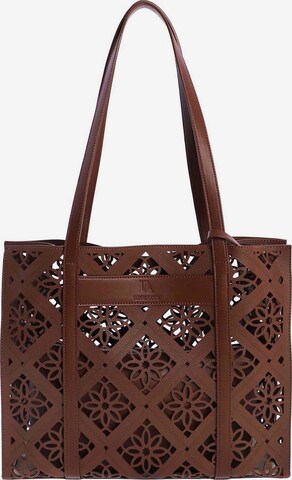 Don Algodon - Bolso de hombro 'Arousa' en marrón: frente