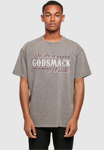 Merchcode Shirt 'Godsmack' in Grijs: voorkant
