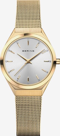 BERING Analog Watch in Gold: front