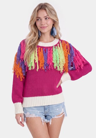 IZIA - Jersey en rosa: frente