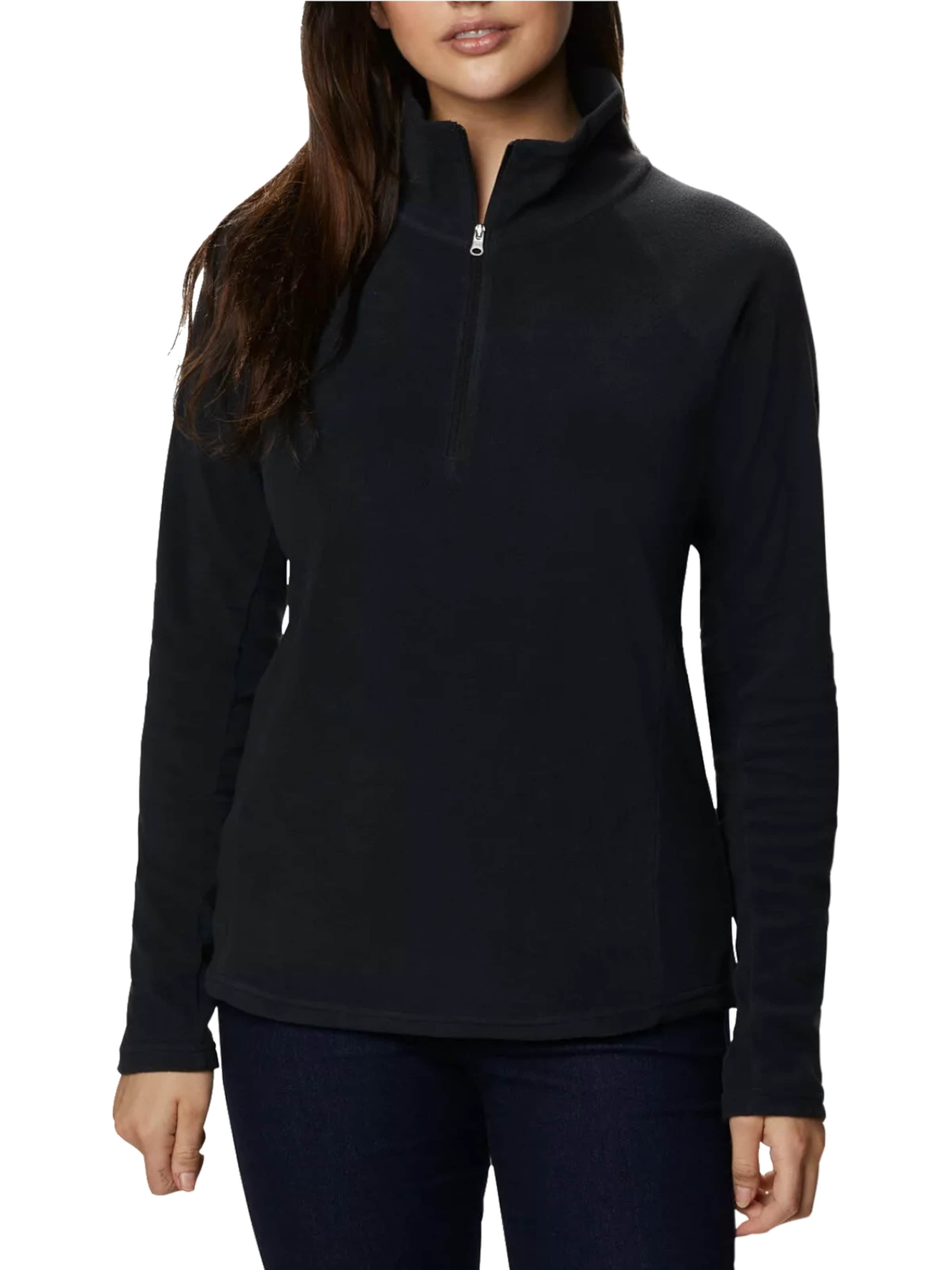 COLUMBIA Athletic Fleece Jacket 'Columbia Glacial IV Half Zip Fleece' in L in Black, Item view