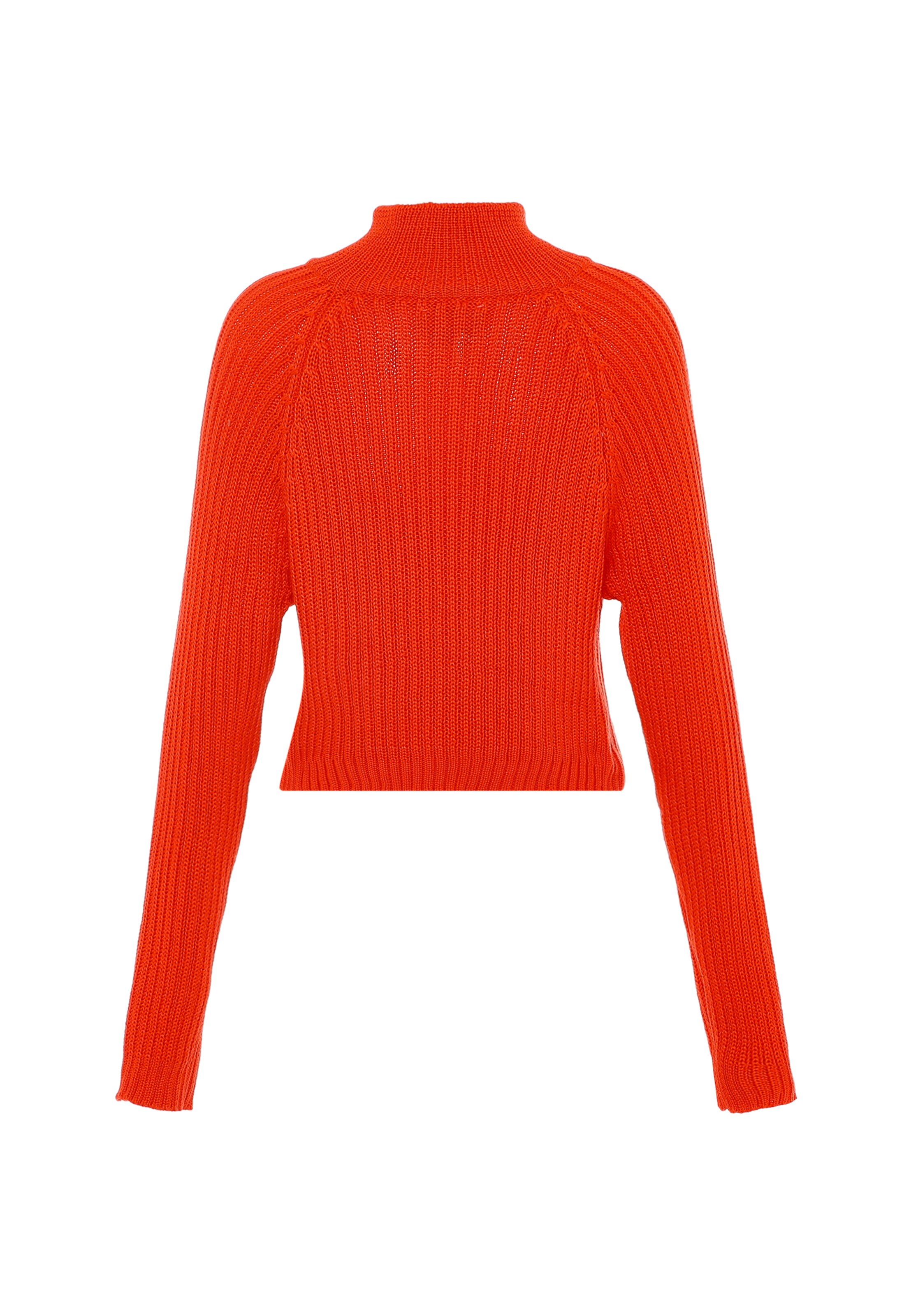 MYMO Pletena jopa | oranžna barva