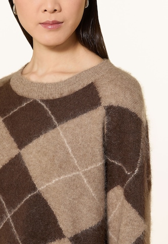 darling harbour Sweatshirt in Brown: front