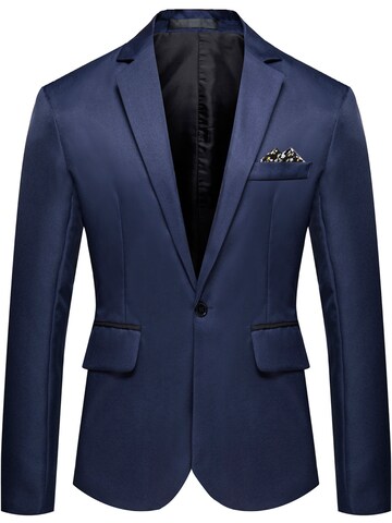 Youthup Slim fit Suit Jacket in Blue: front