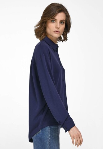 Peter Hahn Bluse in Blau