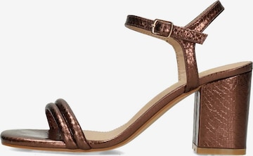 POSH by Poelman Strap sandal in Brown: front