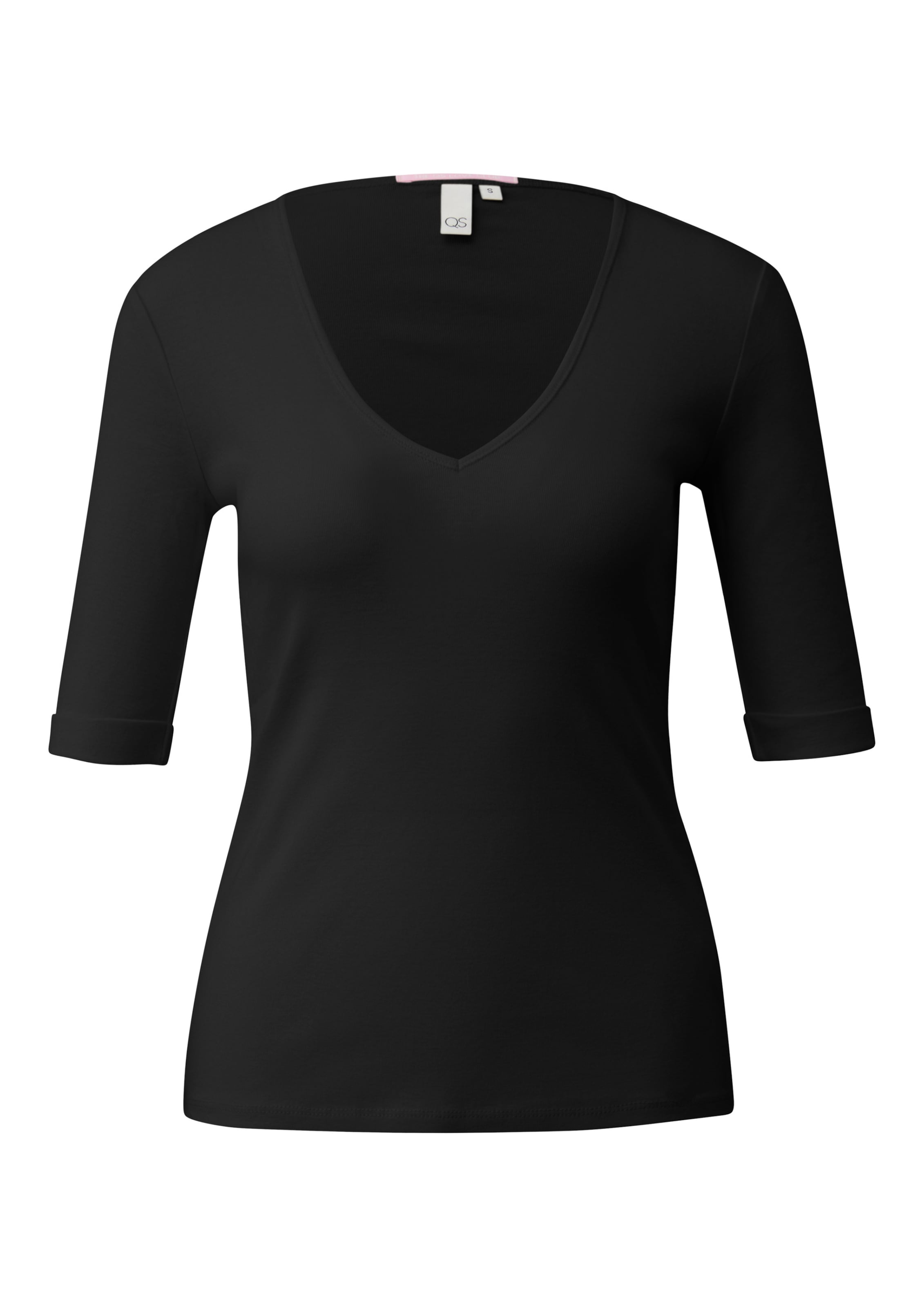 QS Shirt in Black: front