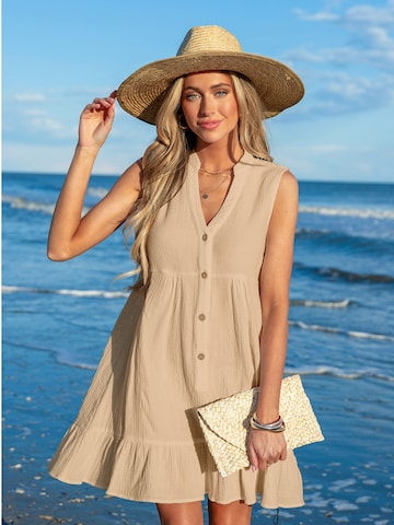Cupshe Strandkleid 'CAA05A4C003GG'‌‌‌‌‌ in Beige