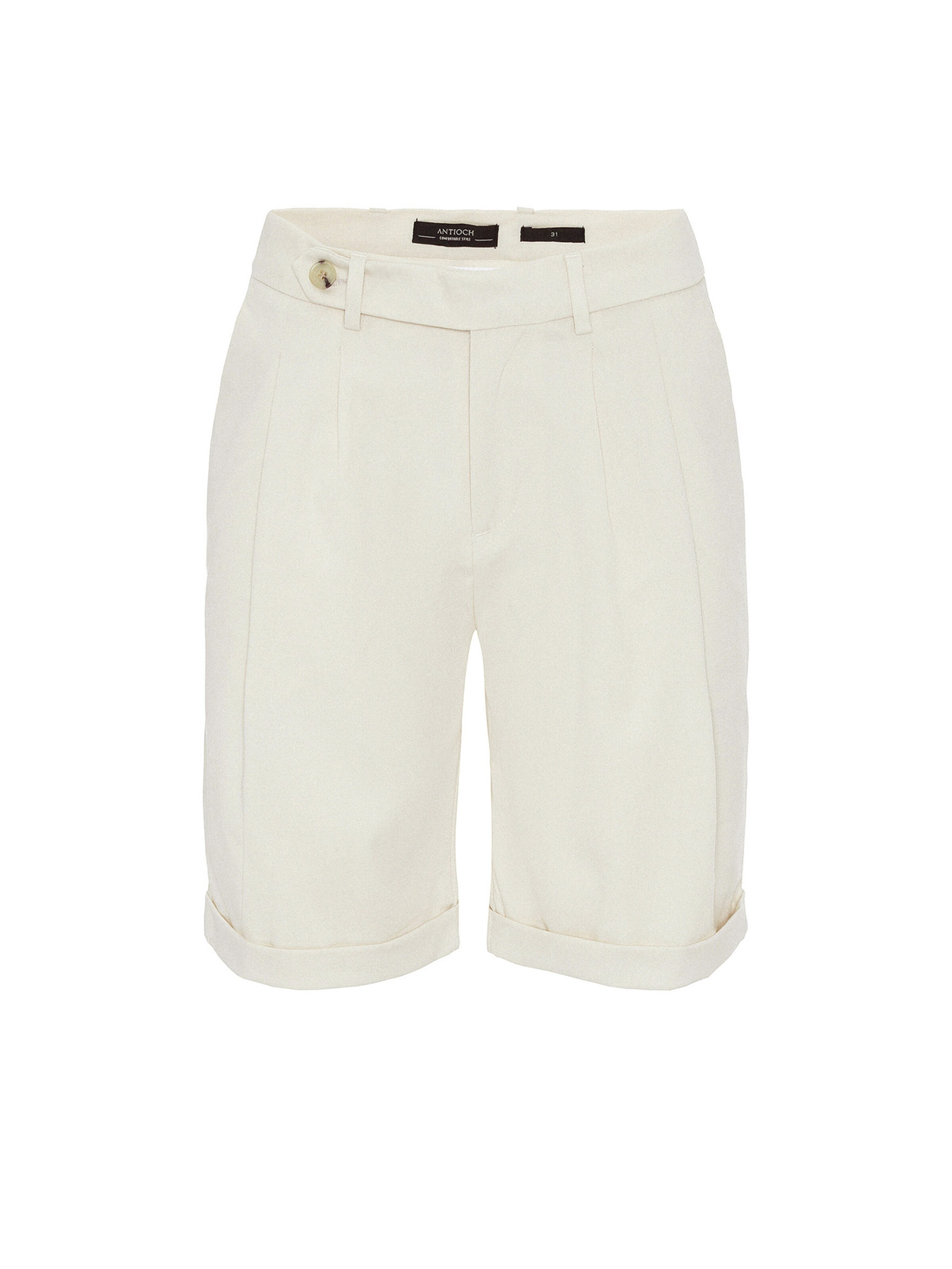 Antioch regular Παντελόνι πλισέ σε μπεζ: μπροστά