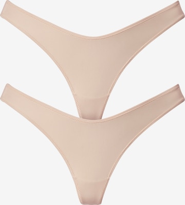 LASCANA String in Beige: predná strana