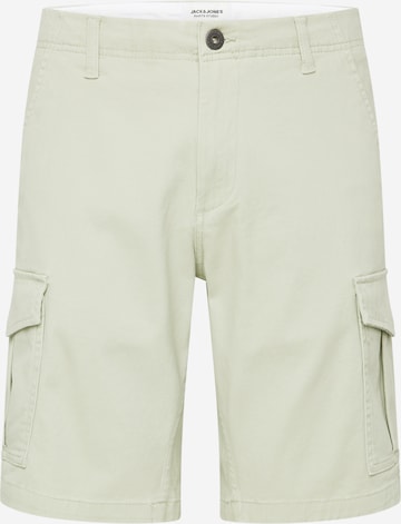 JACK & JONES - Pantalón cargo 'JOE' en verde: frente