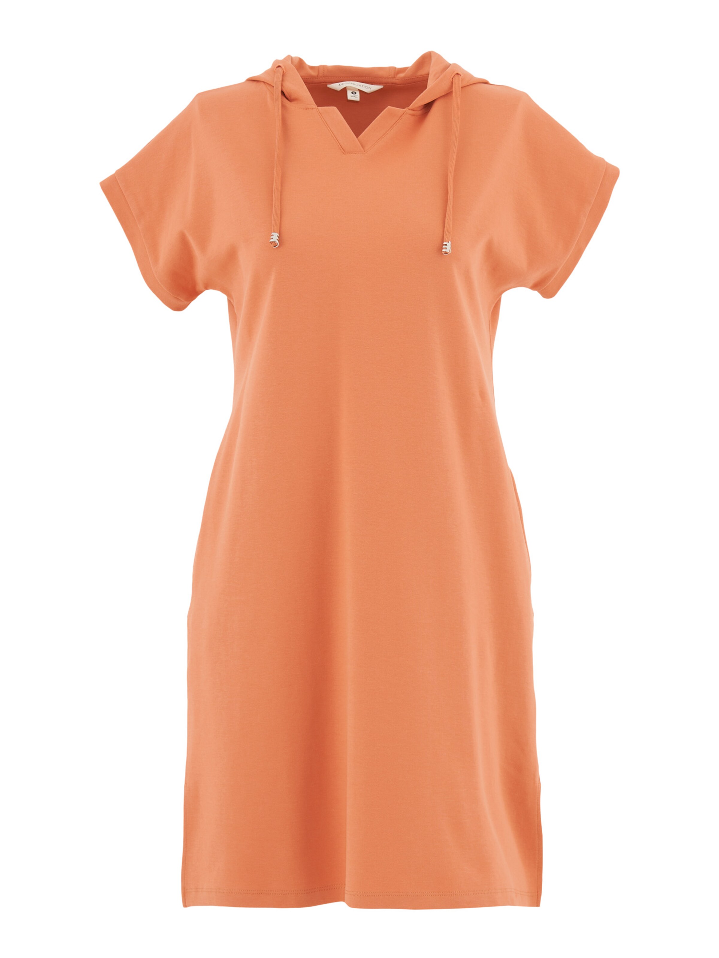 Organication Dress in Orange: front