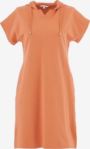 Organication Kleid in Orange: Vorderseite