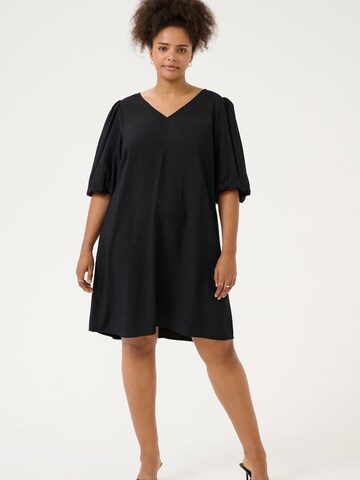 KAFFE CURVE Kleid 'Gabbi' in Schwarz