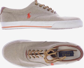 Polo Ralph Lauren Halbschuh 43 in Beige: predná strana