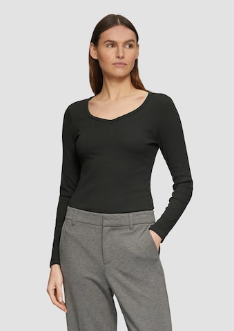 s.Oliver Shirt in Zwart: voorkant