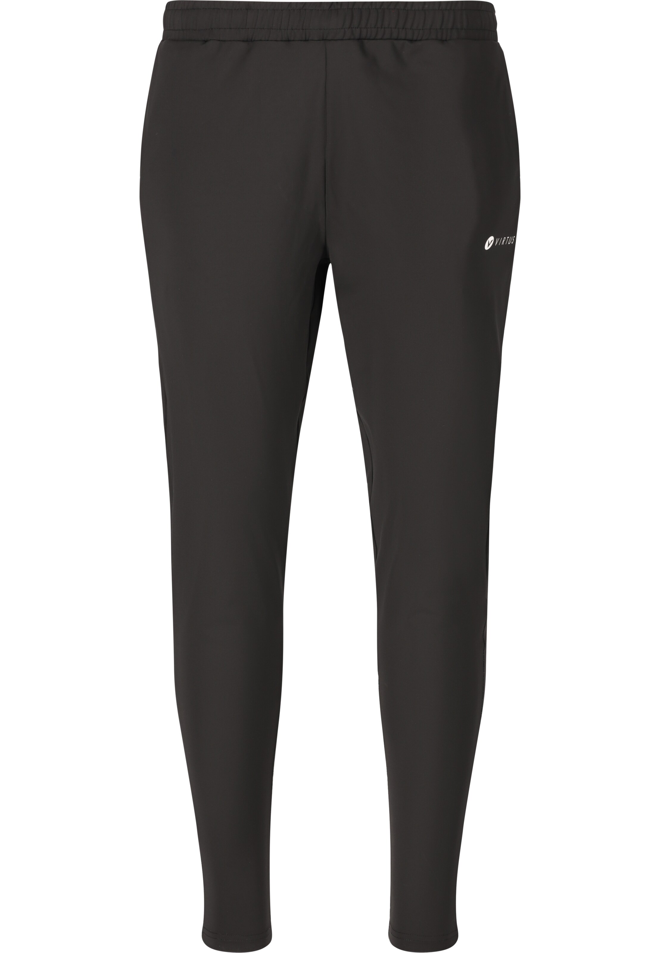 Virtus Tapered Sportbroek 'Bily' in Zwart: voorkant