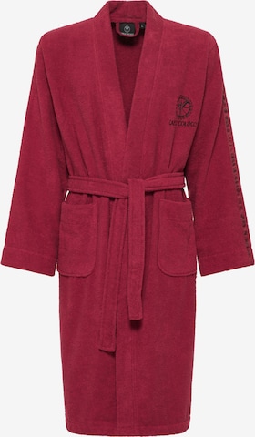 Carlo Colucci Long Bathrobe in Red: front