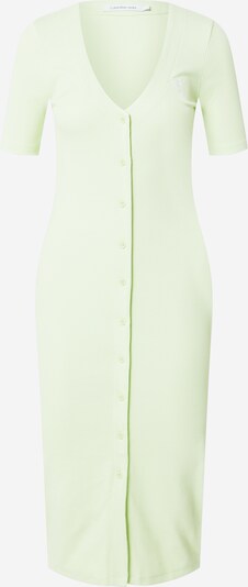 Abito camicia Calvin Klein Jeans di colore verde chiaro / bianco, Visualizzazione prodotti