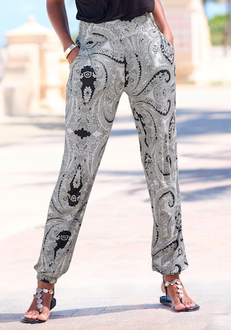 LASCANA Loosefit Hose in Schwarz: Vorderseite