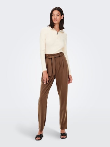 Effilé Pantalon 'Tanja' JDY en marron