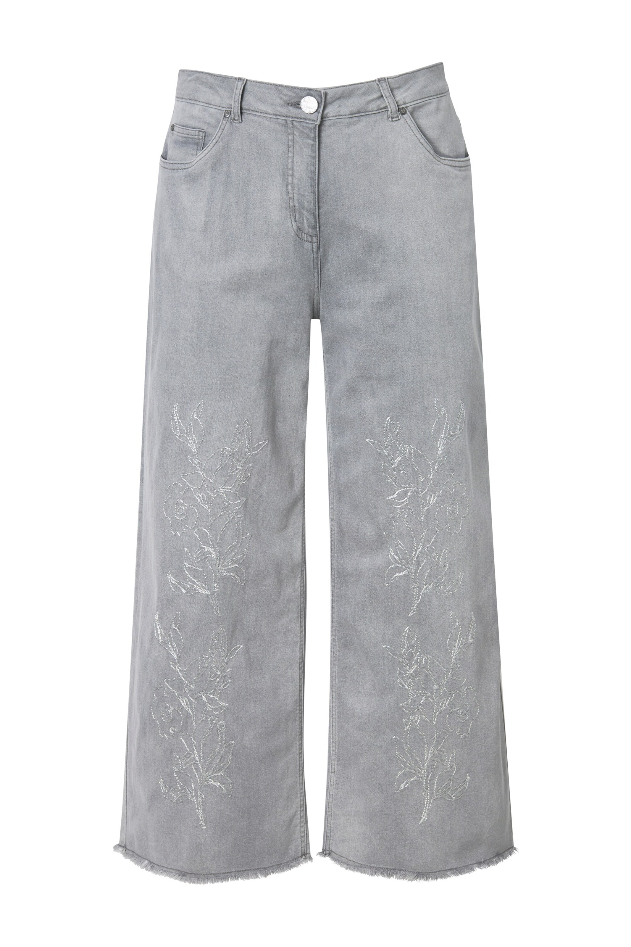 Ulla Popken Loose fit Jeans in Grey: front