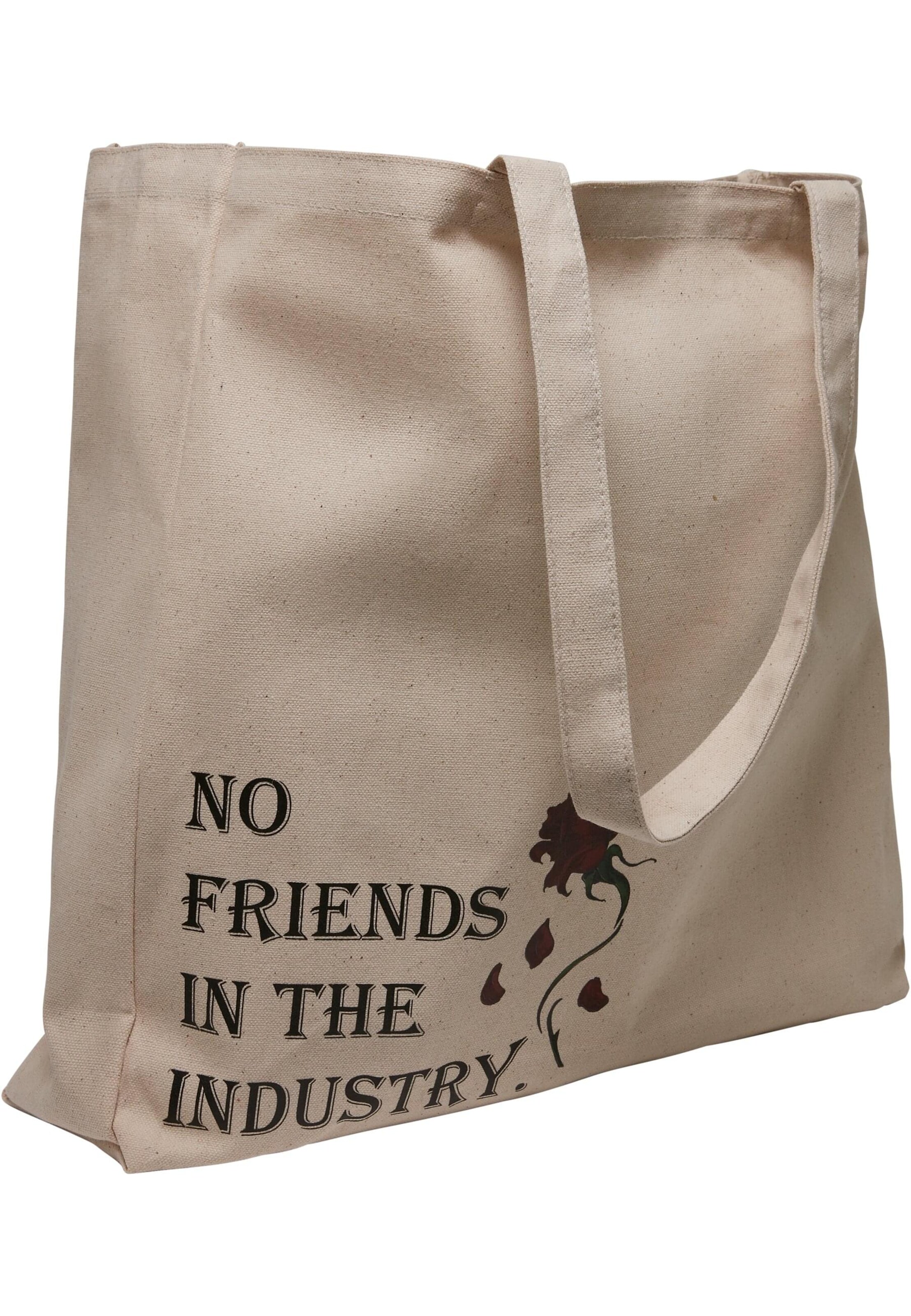 Borsa a spalla 'No Friends' di Mister Tee in bianco